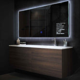 Espejo LED Rectangular | Botón táctil | Luz blanca fría - Reyze Seria Motivated Model 2